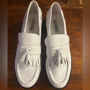 Leather Lug Sole Loafers